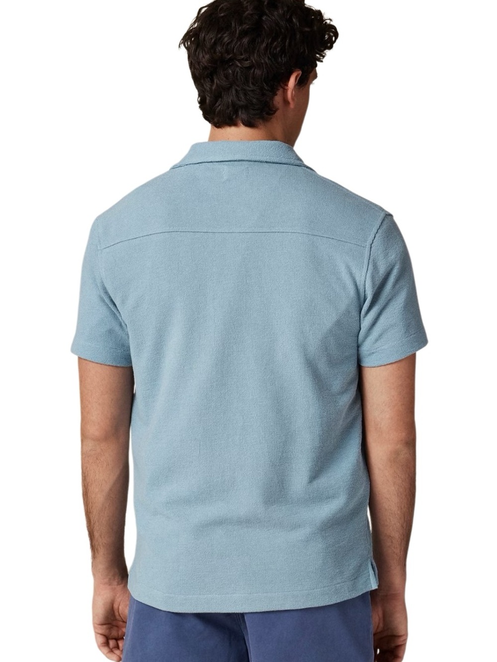 J.Crew Oarsman Polo Shirt Light Blue Size Medium Tall - Picture 2 of 16